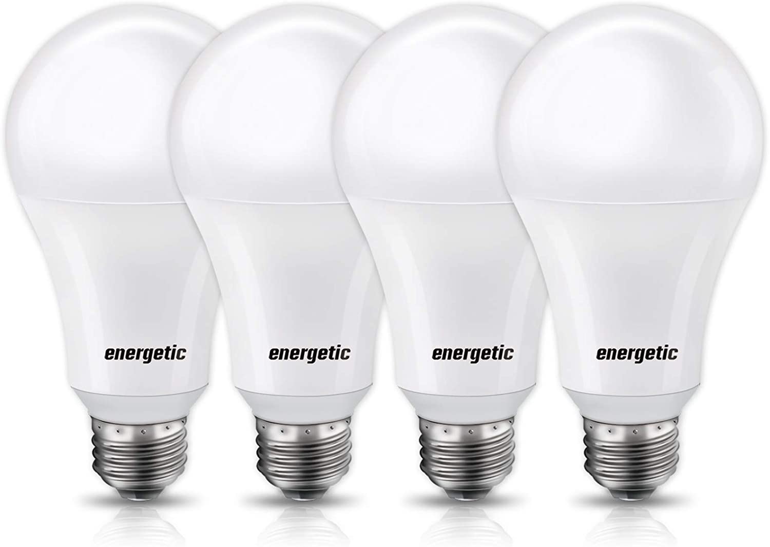 A21 LED Bulb Dimmable, 150W 2600LM, 2700K, 4 Pack