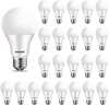 A19 LED Light Bulb, 8.5w E26 Standard Base, 48 Pack