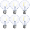 Dimmable LED Edison Light Bulb, G25 Globe Shape,Light, E26 Standard Base