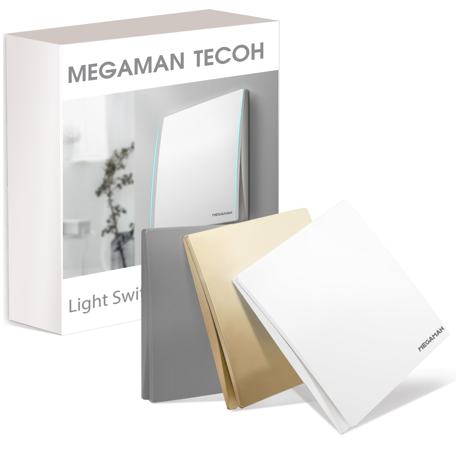MEGAMAN TECOH Light Switch