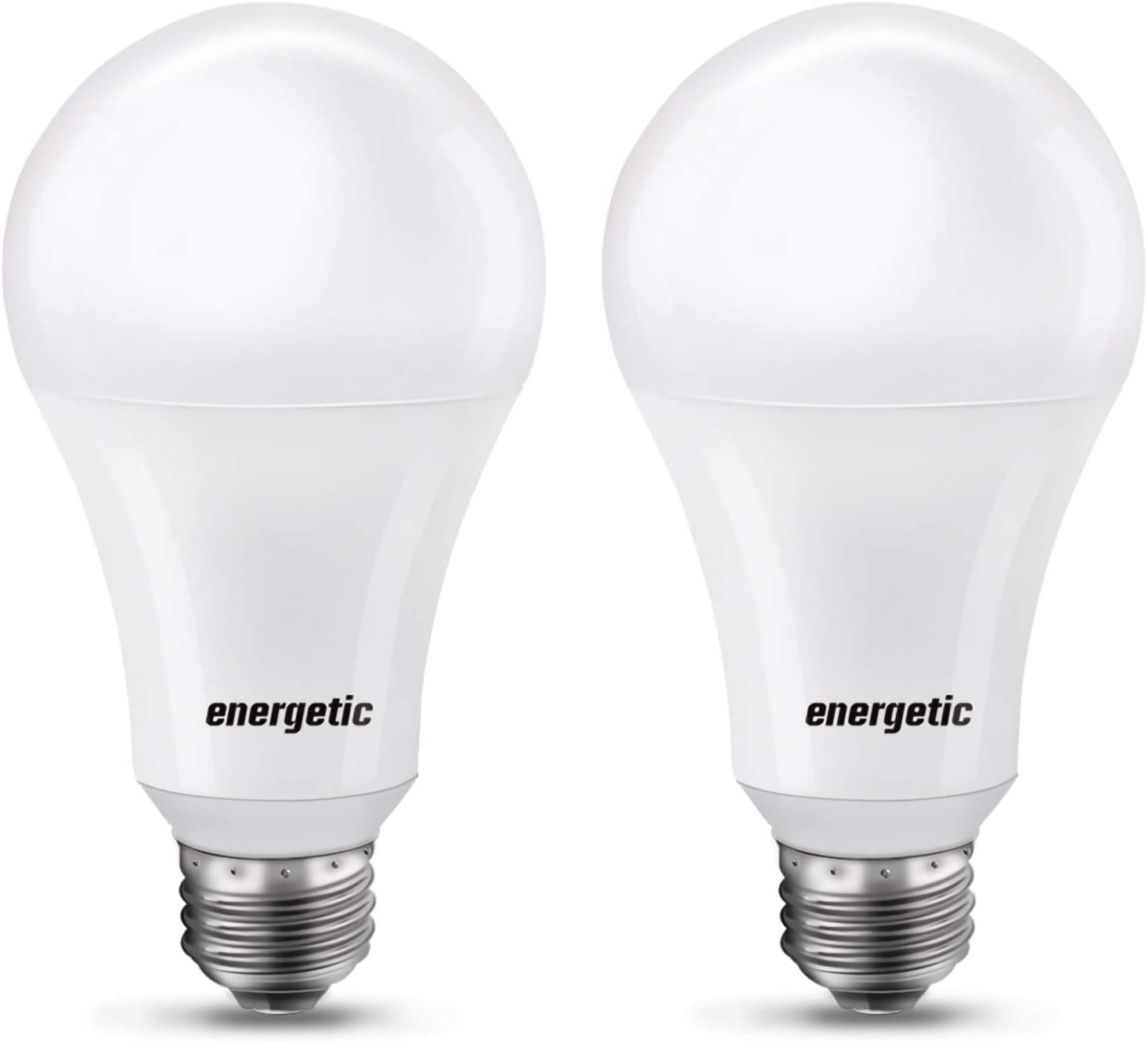 A21 LED Bulb Dimmable, 150W 2600LM, 2700K, 2 Pack