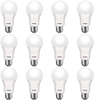A19 LED Light Bulb, E26 Standard Base, 8..5W=60W Equivalent 12 Pack